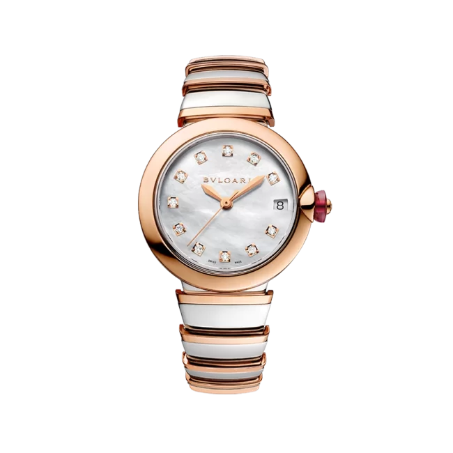 Bulgari Lvcea Pearl & Diamond Dial Rose Gold photo