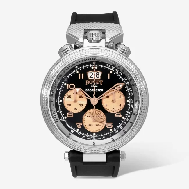 Bovet Sportster Saguaro Chronograph Steel Black Champagne photo