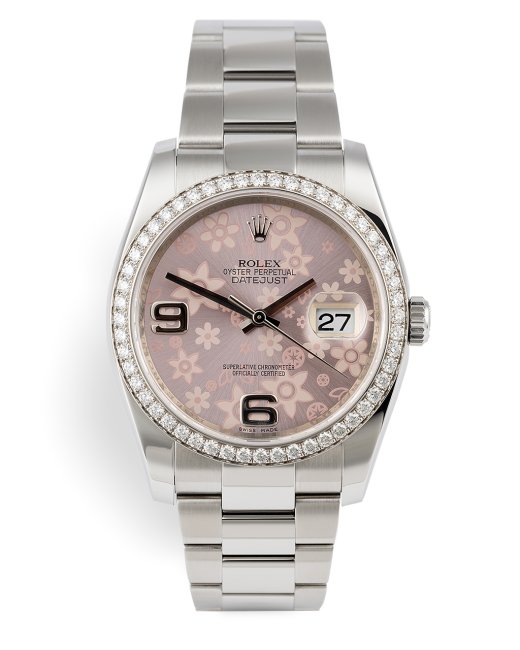 Rolex Datejust RBR Pink Flower Dial photo
