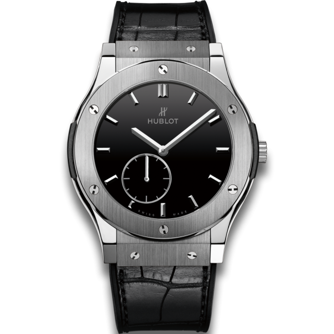 Hublot Classic Fusion Ultra-Thin Titanium Black Shiny Dial photo