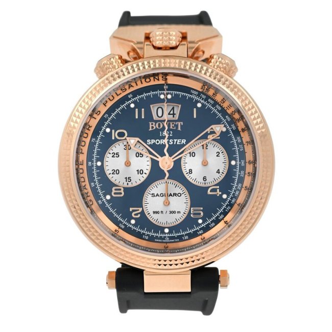 Bovet Sportster Chronograph Blue Dial Full Gold photo