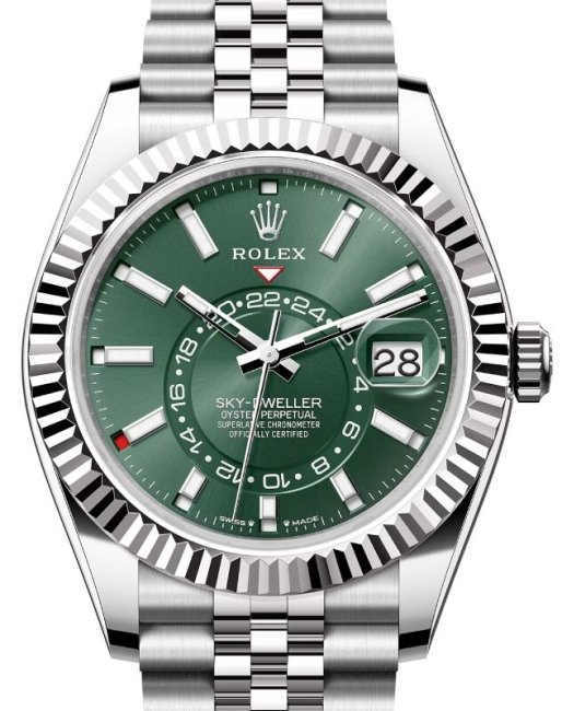 Rolex Skydweller Green Dial White Gold Jubilee photo